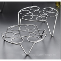 Egg Holder Stand Cooking Stackable Egg Rack Two Layer Stainless Steel Kitchen Trivet Instant Accessories Egg Steamer